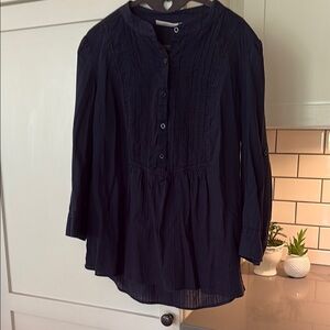 Navy Blue Women's Top
